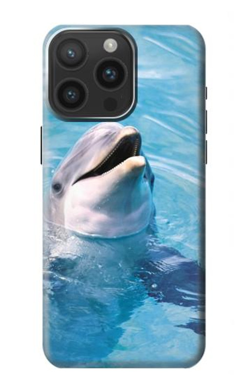 S1291 Dolphin Case Cover Custodia per iPhone 15 Pro Max