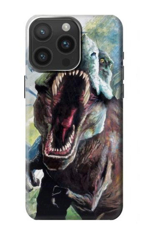 S1453 Trex Tyrannosaurus Rex Dinosaur Case Cover Custodia per iPhone 15 Pro Max