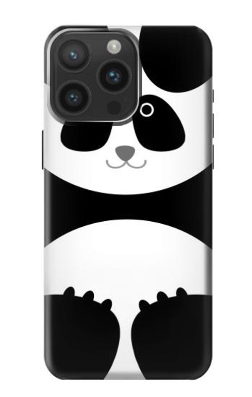 S2085 Panda Minimalist Case Cover Custodia per iPhone 15 Pro Max