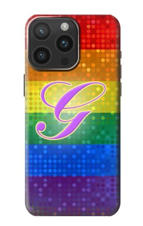 S2899 Rainbow LGBT Gay Pride Flag Case Cover Custodia per iPhone 15 Pro Max