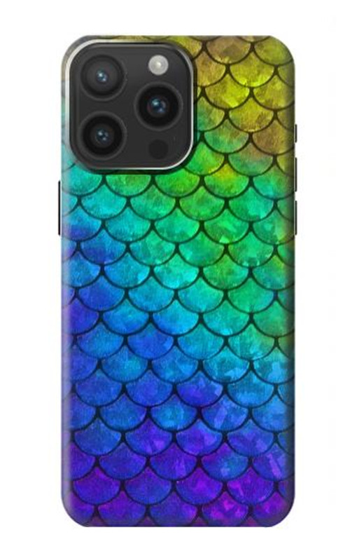S2930 Mermaid Fish Scale Case Cover Custodia per iPhone 15 Pro Max