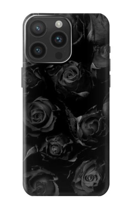 S3153 Black Roses Case Cover Custodia per iPhone 15 Pro Max