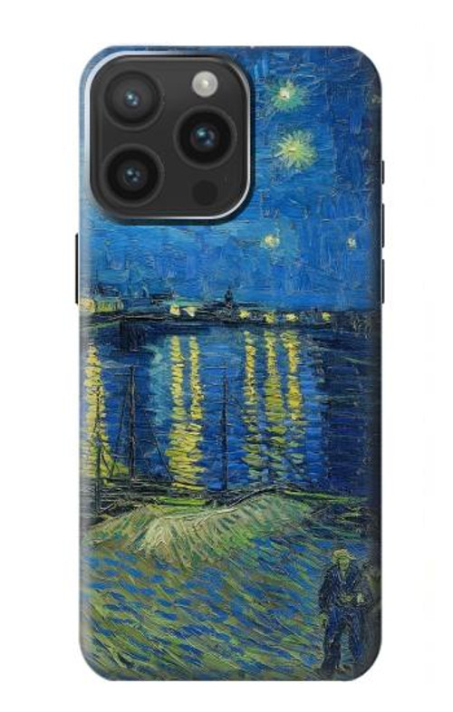 S3336 Van Gogh Starry Night Over the Rhone Case Cover Custodia per iPhone 15 Pro Max