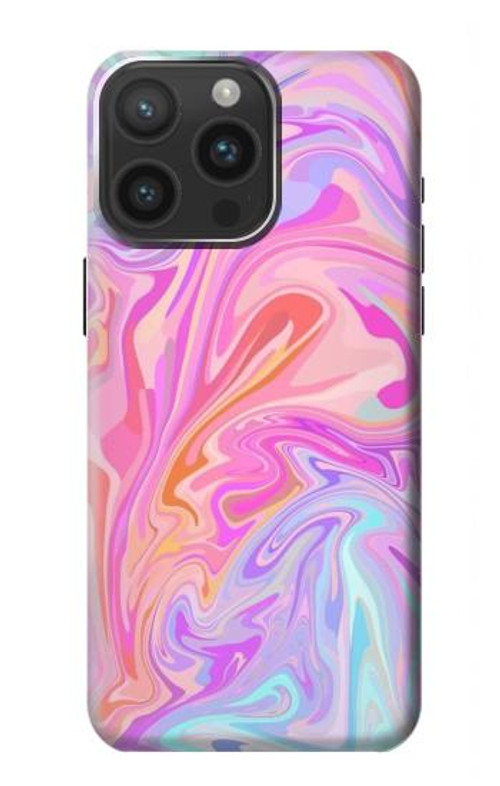 S3444 Digital Art Colorful Liquid Case Cover Custodia per iPhone 15 Pro Max