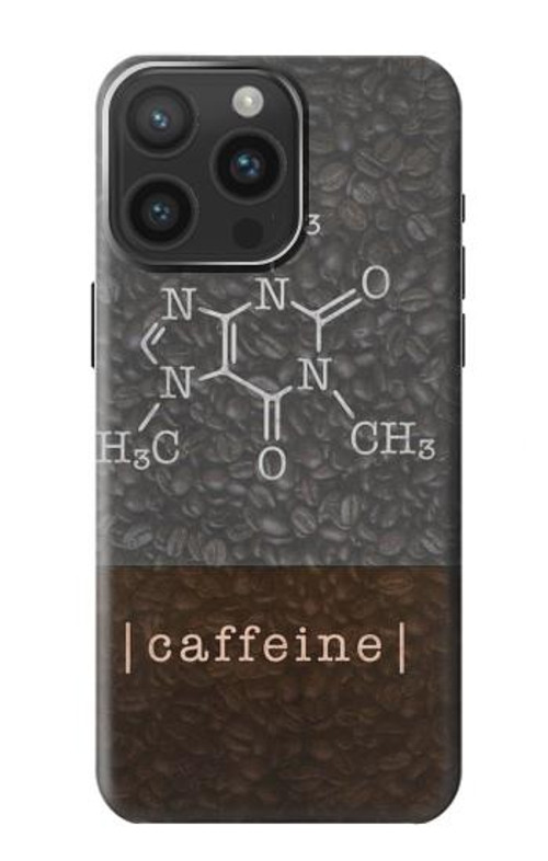 S3475 Caffeine Molecular Case Cover Custodia per iPhone 15 Pro Max
