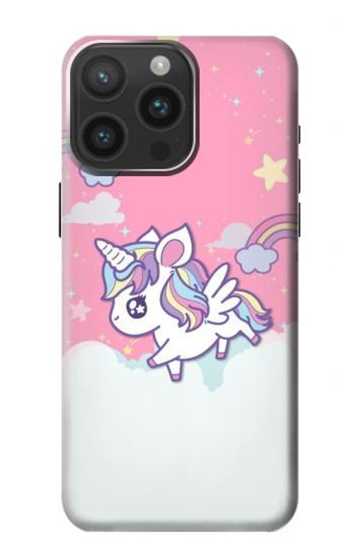 S3518 Unicorn Cartoon Case Cover Custodia per iPhone 15 Pro Max