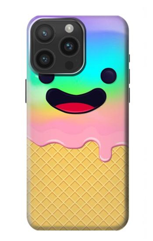 S3939 Ice Cream Cute Smile Case Cover Custodia per iPhone 15 Pro Max