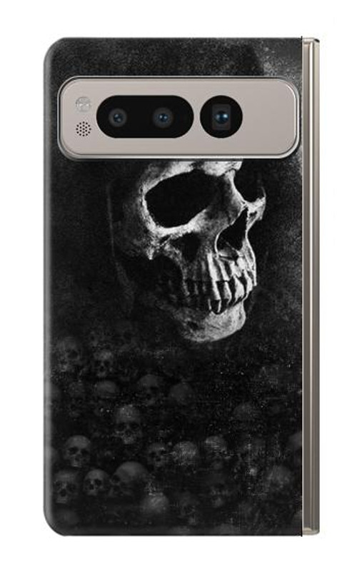 S3333 Death Skull Grim Reaper Case Cover Custodia per Google Pixel Fold