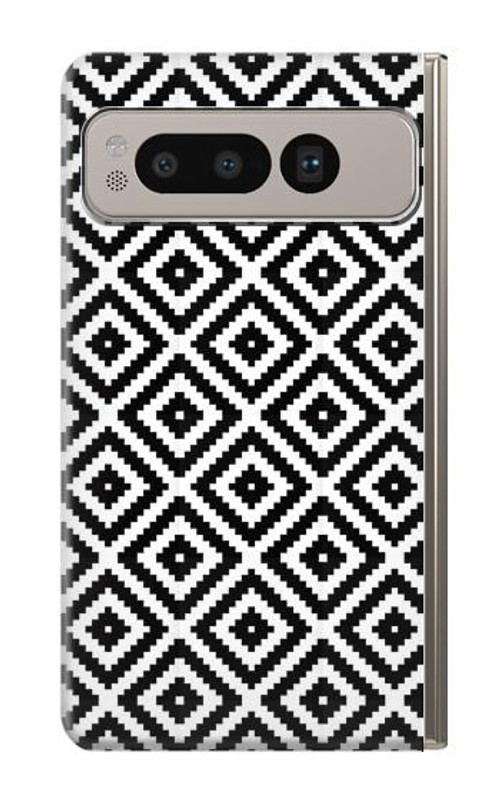 S3424 Ruta Pattern Case Cover Custodia per Google Pixel Fold