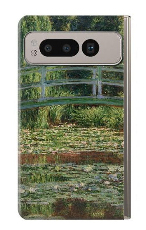 S3674 Claude Monet Footbridge and Water Lily Pool Case Cover Custodia per Google Pixel Fold