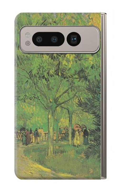 S3748 Van Gogh A Lane in a Public Garden Case Cover Custodia per Google Pixel Fold