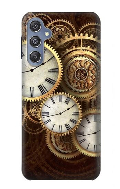 S3172 Gold Clock Live Case Cover Custodia per Samsung Galaxy M34 5G