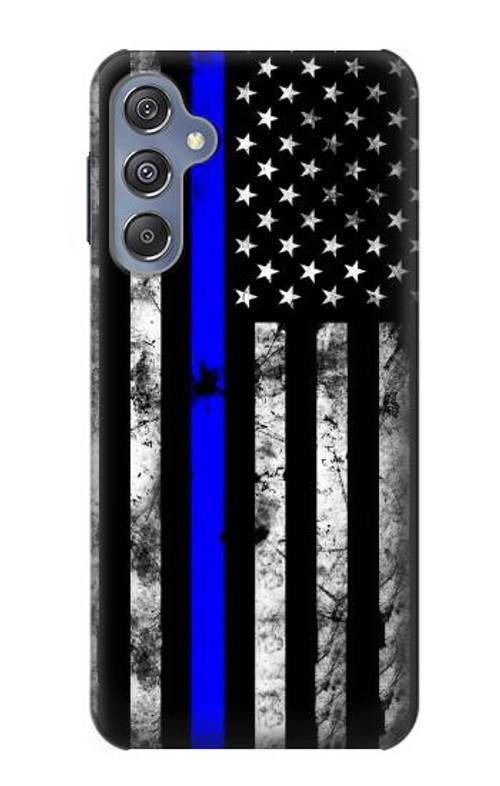 S3244 Thin Blue Line USA Case Cover Custodia per Samsung Galaxy M34 5G