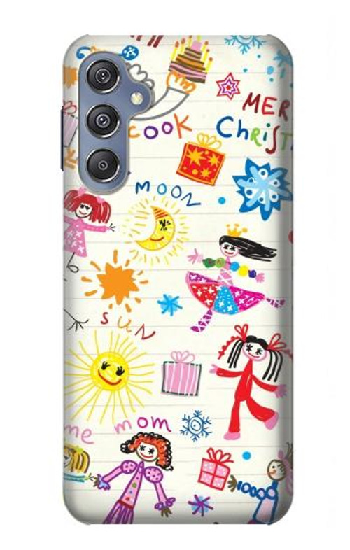 S3280 Kids Drawing Case Cover Custodia per Samsung Galaxy M34 5G