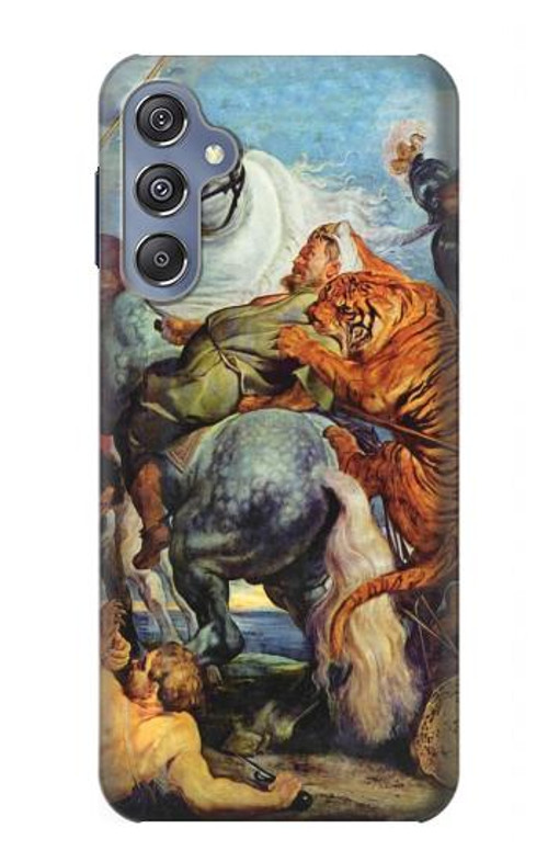 S3331 Peter Paul Rubens Tiger und Lowenjagd Case Cover Custodia per Samsung Galaxy M34 5G