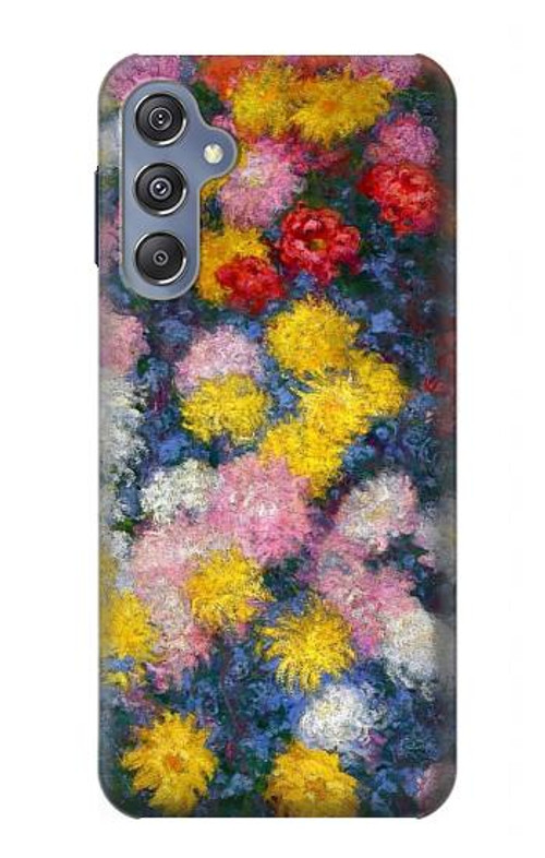 S3342 Claude Monet Chrysanthemums Case Cover Custodia per Samsung Galaxy M34 5G