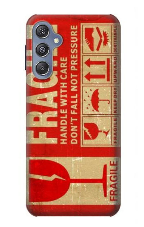 S3552 Vintage Fragile Label Art Case Cover Custodia per Samsung Galaxy M34 5G