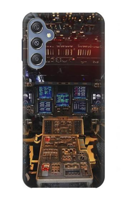 S3836 Airplane Cockpit Case Cover Custodia per Samsung Galaxy M34 5G