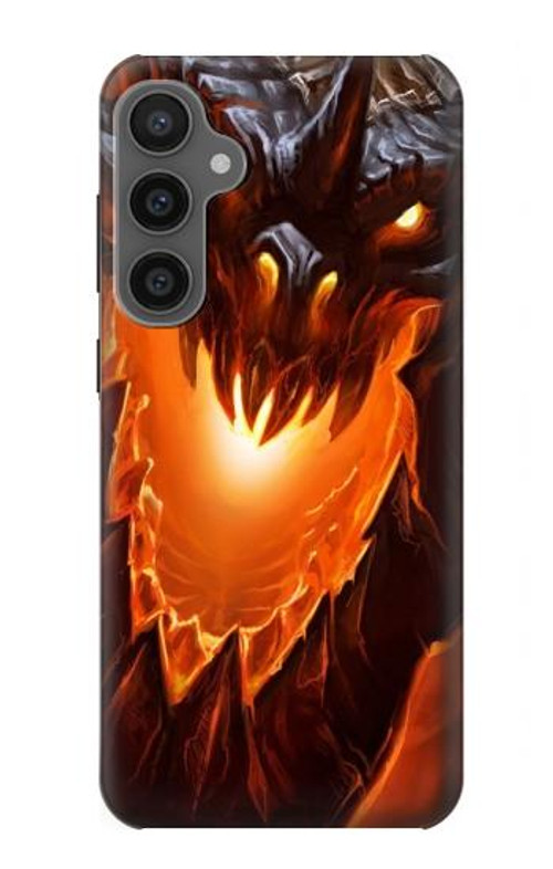 S0414 Fire Dragon Case Cover Custodia per Samsung Galaxy S23 FE