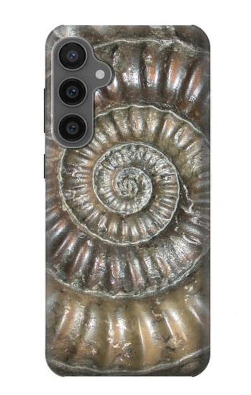 S1788 Ammonite Fossil Case Cover Custodia per Samsung Galaxy S23 FE