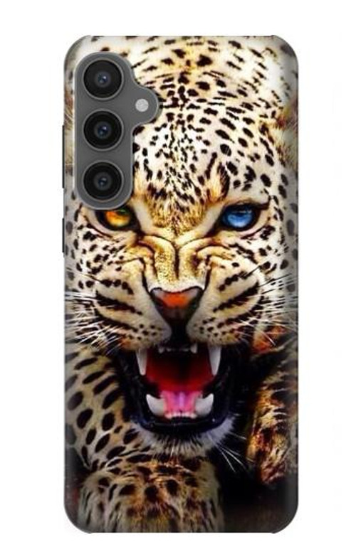 S1932 Blue Eyed Leopard Case Cover Custodia per Samsung Galaxy S23 FE S1932 Blue Eyed Leopard Case Cover Custodia per Samsung Galaxy S23 FE