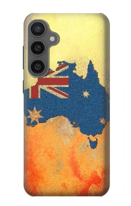 S2494 Australia Flag Map Rock Texture Case Cover Custodia per Samsung Galaxy S23 FE S2494 Australia Flag Map Rock Texture Case Cover Custodia per Samsung Galaxy S23 FE