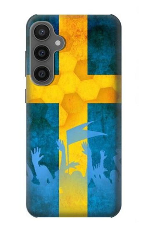 S2990 Sweden Football Soccer Case Cover Custodia per Samsung Galaxy S23 FE