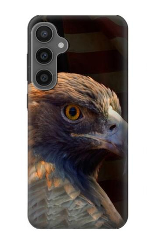 S3376 Eagle American Flag Case Cover Custodia per Samsung Galaxy S23 FE