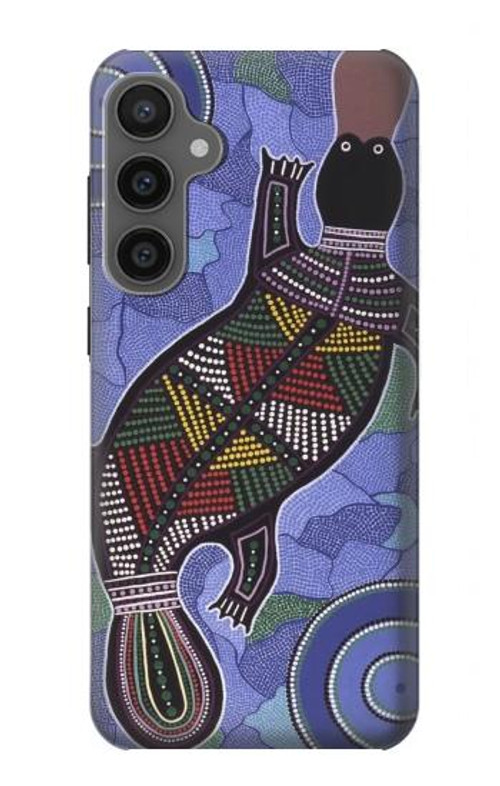 S3387 Platypus Australian Aboriginal Art Case Cover Custodia per Samsung Galaxy S23 FE