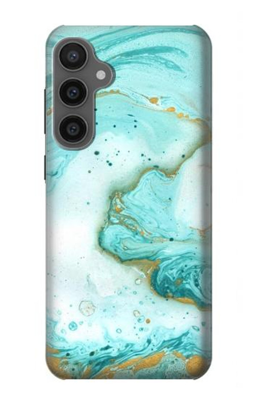 S3399 Green Marble Graphic Print Case Cover Custodia per Samsung Galaxy S23 FE
