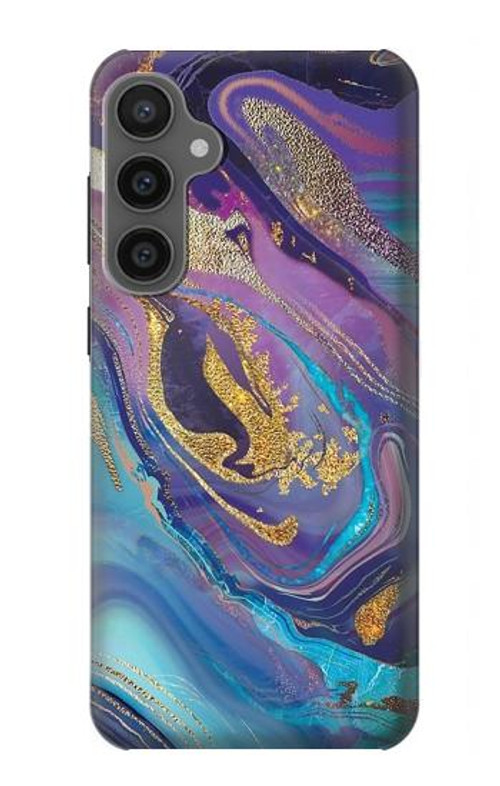 S3676 Colorful Abstract Marble Stone Case Cover Custodia per Samsung Galaxy S23 FE
