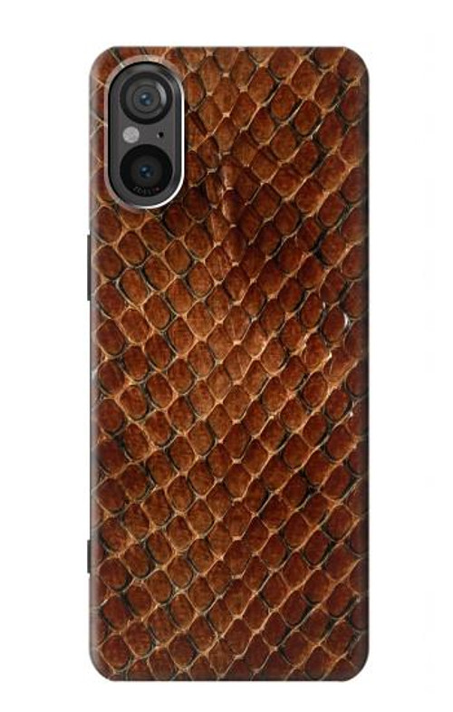 S0555 Snake Skin Case Cover Custodia per Sony Xperia 5 V S0555 Snake Skin Case Cover Custodia per Sony Xperia 5 V