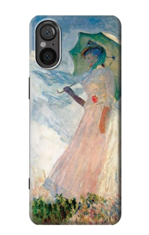 S0998 Claude Monet Woman with a Parasol Case Cover Custodia per Sony Xperia 5 V S0998 Claude Monet Woman with a Parasol Case Cover Custodia per Sony Xperia 5 V