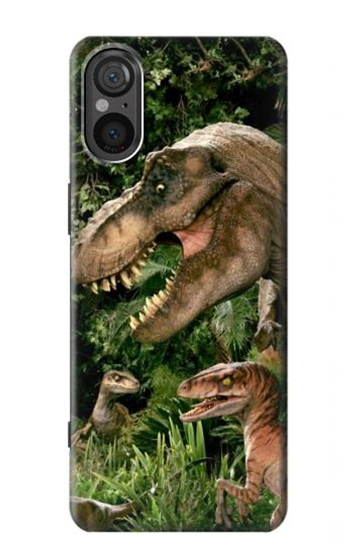 S1452 Trex Raptor Dinosaur Case Cover Custodia per Sony Xperia 5 V