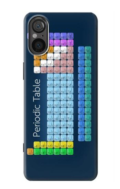S1847 Periodic Table Case Cover Custodia per Sony Xperia 5 V