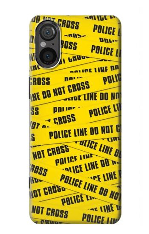 S2088 Police Line Do Not Cross Case Cover Custodia per Sony Xperia 5 V S2088 Police Line Do Not Cross Case Cover Custodia per Sony Xperia 5 V