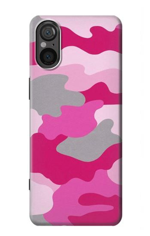 S2525 Pink Camo Camouflage Case Cover Custodia per Sony Xperia 5 V