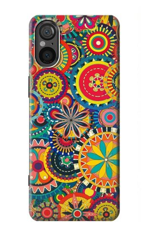 S3272 Colorful Pattern Case Cover Custodia per Sony Xperia 5 V