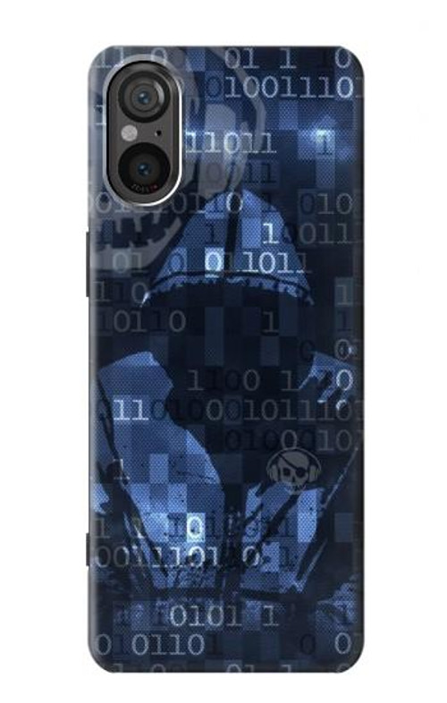 S3431 Digital Code Cyber Hacker Case Cover Custodia per Sony Xperia 5 V