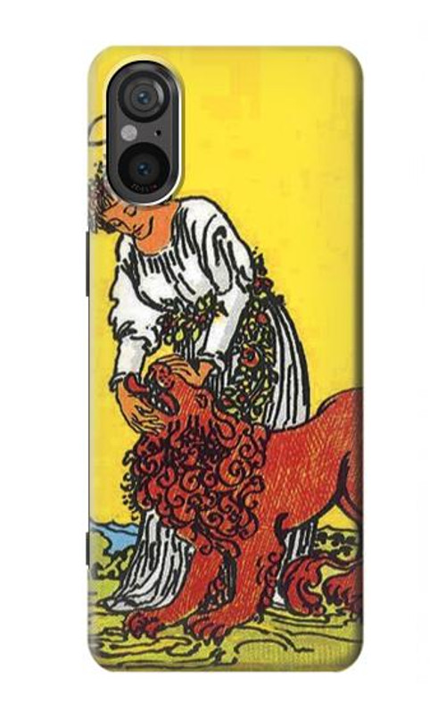 S3458 Strength Tarot Card Case Cover Custodia per Sony Xperia 5 V