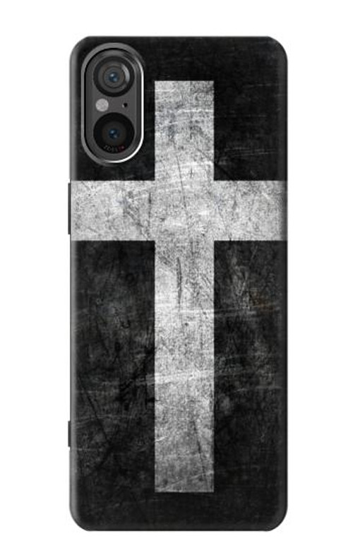 S3491 Christian Cross Case Cover Custodia per Sony Xperia 5 V