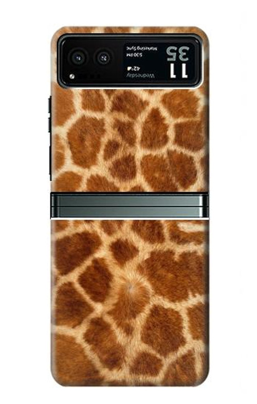 S0422 Giraffe Skin Case Cover Custodia per Motorola Razr 40