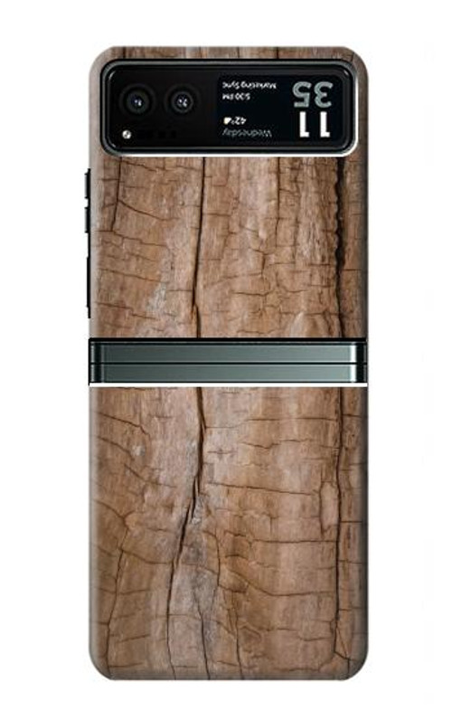 S0599 Wood Graphic Printed Case Cover Custodia per Motorola Razr 40