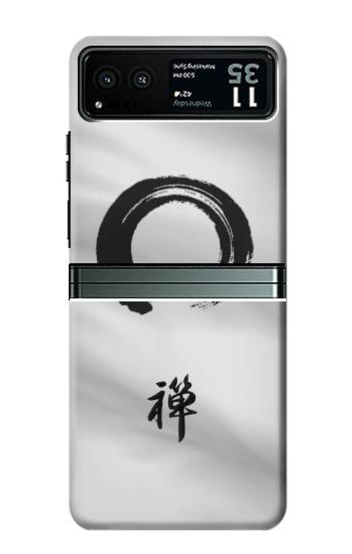 S2398 Zen Buddhism Symbol Case Cover Custodia per Motorola Razr 40 S2398 Zen Buddhism Symbol Case Cover Custodia per Motorola Razr 40