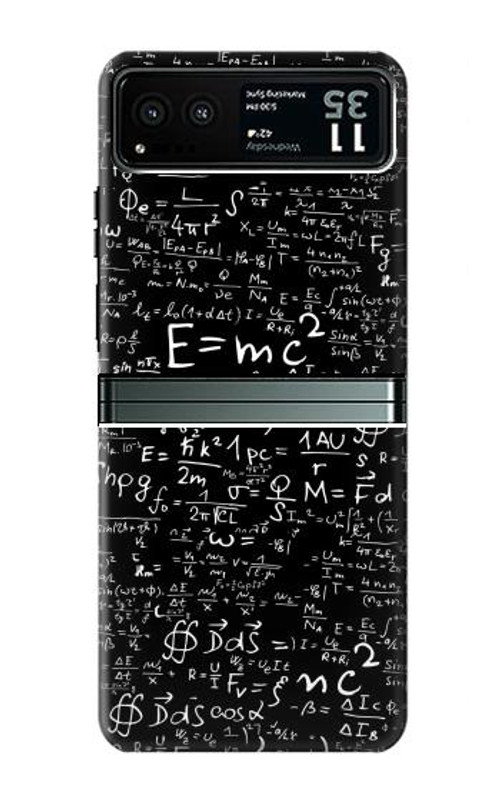 S2574 Mathematics Physics Blackboard Equation Case Cover Custodia per Motorola Razr 40