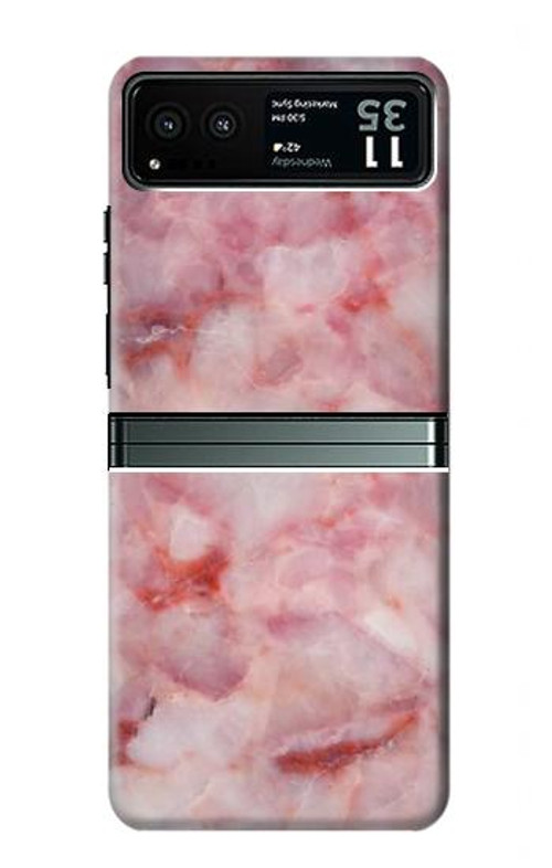 S2843 Pink Marble Texture Case Cover Custodia per Motorola Razr 40 S2843 Pink Marble Texture Case Cover Custodia per Motorola Razr 40