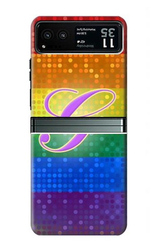 S2899 Rainbow LGBT Gay Pride Flag Case Cover Custodia per Motorola Razr 40