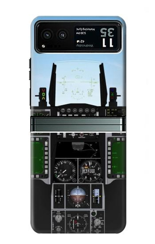 S3933 Fighter Aircraft UFO Case Cover Custodia per Motorola Razr 40