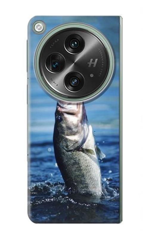 S1594 Bass Fishing Case Cover Custodia per OnePlus OPEN
