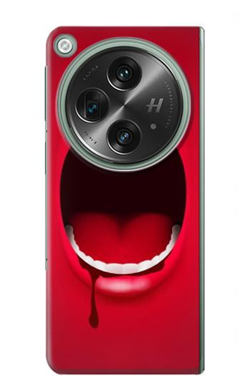 S2103 Vampire Mouth Case Cover Custodia per OnePlus OPEN
